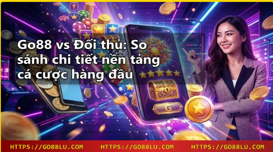 Người chơi khám phá Go88 trên màn hình máy tính với hiệu ứng neon