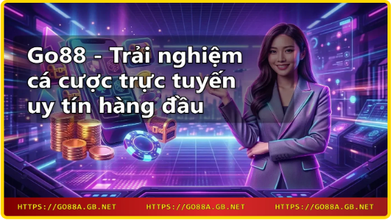 Biểu tượng bảo mật và tin cậy của Go88 với tiền xu và chip casino
