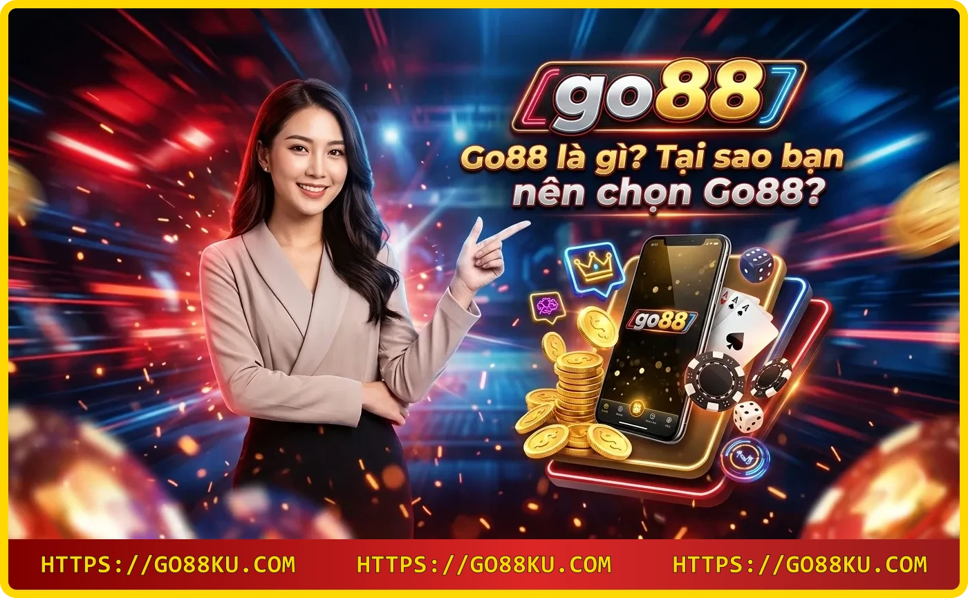 Go88 bảo mật và uy tín với biểu tượng khiên và các trò chơi