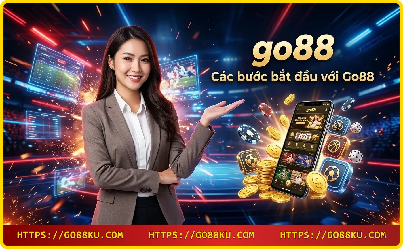 Các bước đăng ký và bắt đầu chơi game tại Go88